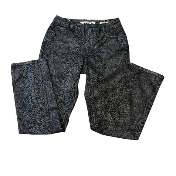 Womens’ Jones New York Snakeskin Print Jeans Size 6P - Picture 1 of 5